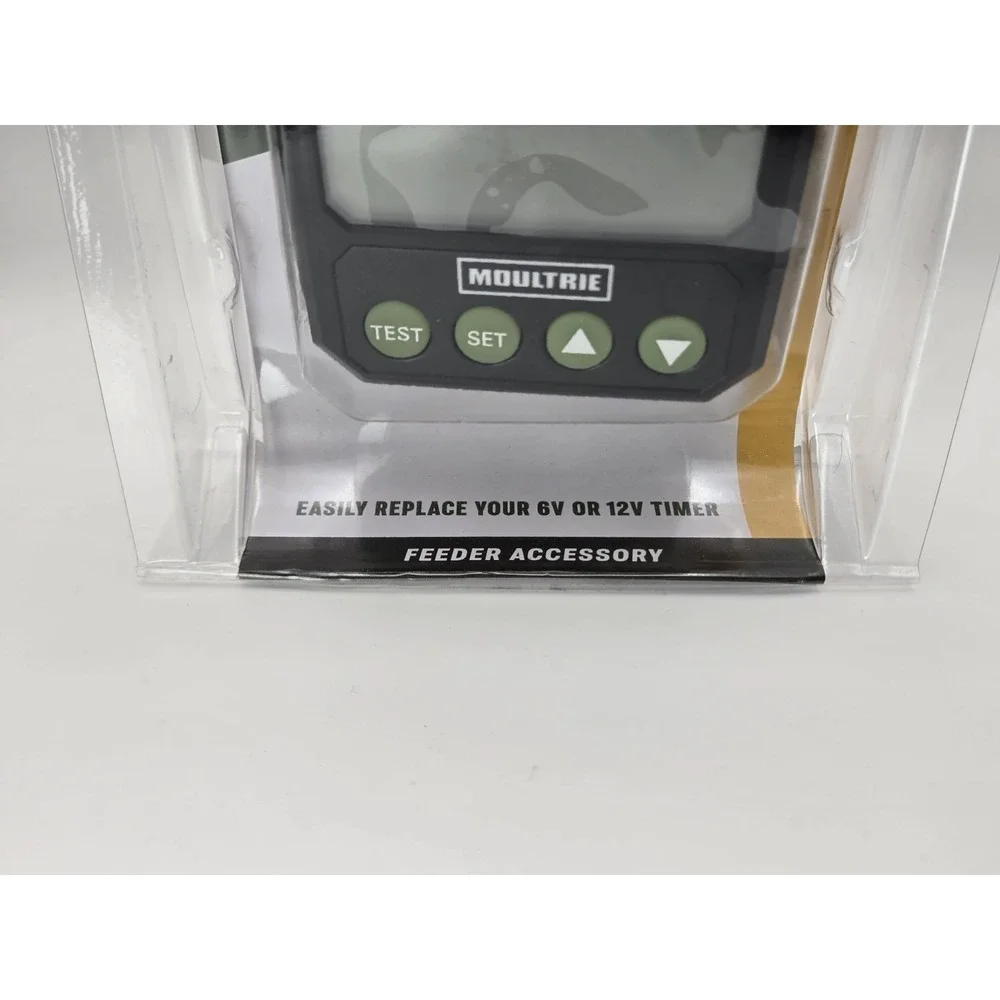 Moultrie Universal Digital Timer III Deer Feeder Timer, Bluetooth, 10 Feeds